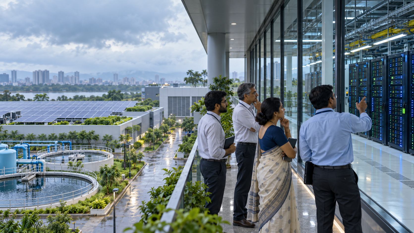 Illustrative data center infrastructure in India